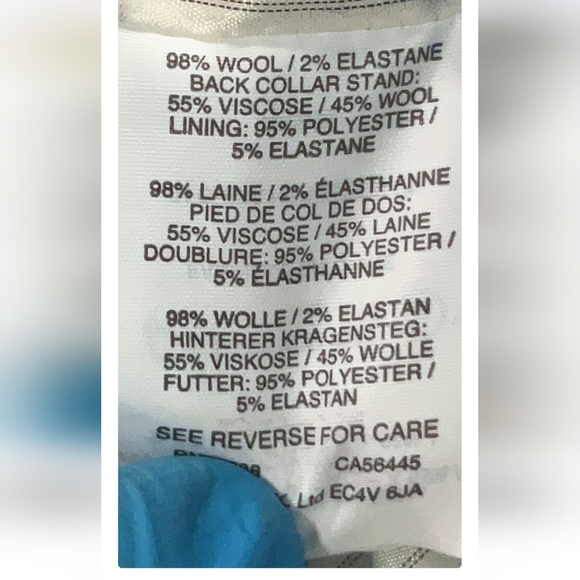 J. Crew Wool Regent Blzer Sz 2 Black - Picture 5 of 7